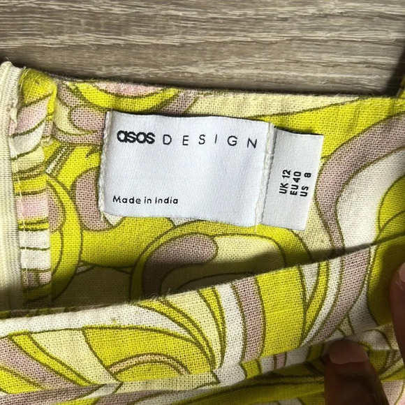 ASOS '60s Swirl Cutout Mini Sundress - Picture 6 of 13